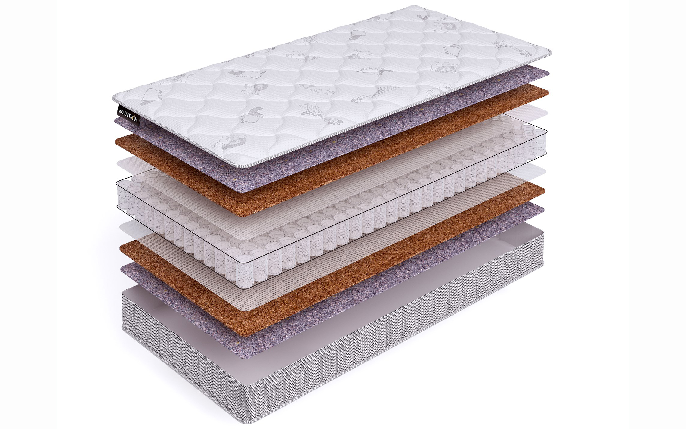 детский матрас Beautyson Baby Pocket Plus S600 Lux 1 Beautyson Baby Pocket Plus S600 Lux